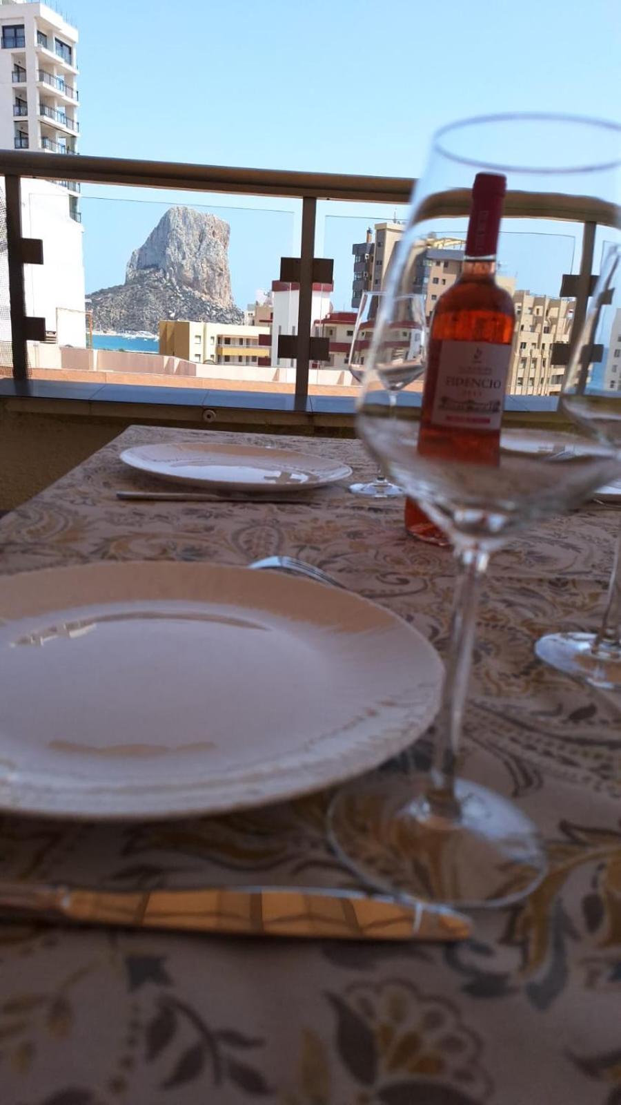 Apartamento Ático con encanto, 50m de la playa, vista al mar, wifi fibra, gran terraza Calpe Exterior foto